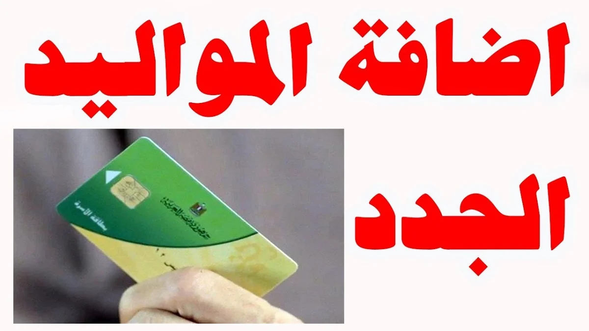 رابط إضافة المواليد الجدد على بطاقة التموين عبر مصر الرقمية اون لاين